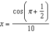 <strong>Solve the following equation for . </strong> A) B) C) D) E)