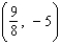<strong>Find the coordinates of a second point on the graph of a function f if the given point is on the graph and the function is odd.</strong> A) B) C) D) E)