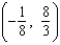 Find the slope of the line passing through the points   and   .