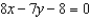 <strong>Use the result, the line with intercepts has the equation , , , to write an equation of the line with x-intercept: and y-intercept: .</strong> A) B) C) D) E)