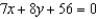 <strong>Use the result, the line with intercepts has the equation , , , to write an equation of the line with x-intercept: and y-intercept: .</strong> A) B) C) D) E)