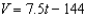 <strong>Suppose that the dollar value of a product in is and the rate at which the value of the product is expected to increase per year during the next years is . Write a linear equation that gives the dollar value of the product in terms of the year . (Let represent .) Round the numerical values in your answer to one decimal place, where applicable.</strong> A) B) C) D) E)