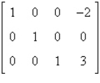 <strong>Write the matrix in reduced row-echelon form. </strong> A) B) C) D) E)