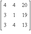 <strong>Use the matrix capabilities of a graphing utility to write the matrix in reduced row-echelon form. </strong> A) B) C) D) E)