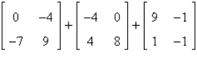 <strong>Evaluate the expression. </strong> A) B) C) not possible D) E)