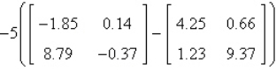Use the matrix capabilities of a graphing utility to evaluate the expression.