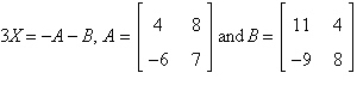 <strong>Solve for X in the equation given. </strong> A) B) C) D) E)