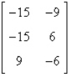 <strong>If possible, find AB. </strong> A) B) not possible C) D) E)