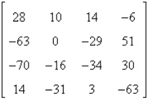 <strong>Use the matrix capabilities of a graphing utility to find AB, if possible. </strong> A) B) C) D) not possible E)
