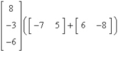 <strong>Evaluate the expression. </strong> A) B) C) D) not possible E)
