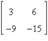 <strong>Find the inverse of the matrix .</strong> A) B) C) D) E)