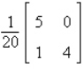 <strong>Find the inverse of the matrix (if it exists).</strong> A) B) does not exist C) D) E)
