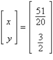 <strong>Solve the system of linear equations using the inverse matrix .</strong> A) B) C) D) E)