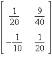 <strong>Solve the system of linear equations using the inverse matrix </strong> A) B) C) D) E)