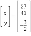 <strong>Solve the system of linear equations using the inverse matrix </strong> A) B) C) D) E)