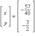 <strong>Solve the system of linear equations using the inverse matrix </strong> A) B) C) D) E)