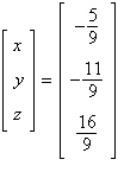 <strong>Solve the system of linear equations using the inverse matrix .</strong> A) B) C) D) E)