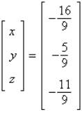 <strong>Solve the system of linear equations using the inverse matrix .</strong> A) B) C) D) E)