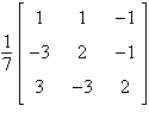 <strong>Solve the system of linear equations using the inverse matrix .</strong> A) B) C) D) E)