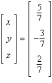 <strong>Solve the system of linear equations using the inverse matrix .</strong> A) B) C) D) E)