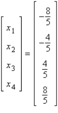 <strong>Solve the system of linear equations using the inverse matrix .</strong> A) B) C) D) E)