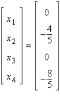 <strong>Solve the system of linear equations using the inverse matrix .</strong> A) B) C) D) E)