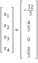 <strong>Solve the system of linear equations using the inverse matrix .</strong> A) B) C) D) E)