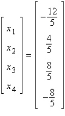 <strong>Solve the system of linear equations using the inverse matrix .</strong> A) B) C) D) E)