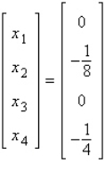 <strong>Solve the system of linear equations using the inverse matrix .</strong> A) B) C) D) E)