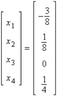 <strong>Solve the system of linear equations using the inverse matrix .</strong> A) B) C) D) E)