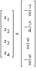 <strong>Solve the system of linear equations using the inverse matrix .</strong> A) B) C) D) E)