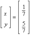 <strong>Solve the system of linear equations using an inverse matrix.</strong> A) B) C) D) E)