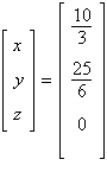 <strong>Use the matrix capabilities of a graphing utility to solve the following system of linear equations: </strong> A) B) C) D) E)