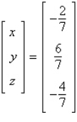 <strong>Use the matrix capabilities of a graphing utility to solve the following system of linear equations: </strong> A) B) C) D) E)