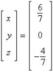 <strong>Use the matrix capabilities of a graphing utility to solve the following system of linear equations: </strong> A) B) C) D) E)