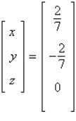 <strong>Use the matrix capabilities of a graphing utility to solve the following system of linear equations: </strong> A) B) C) D) E)