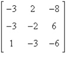 Find all (a) minors and (b) cofactors of the matrix . Show your work.