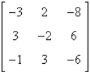 Find all (a) minors and (b) cofactors of the matrix . Show your work.