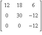 <strong>Use the matrix capabilities of a graphing utility to find the determinant of the matrix .</strong> A) -432 B) C) D) -1080 E)
