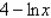 <strong>Evaluate the determinant in which the entries are functions.</strong> A) B) C) D) E)
