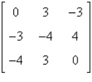 Write a cryptogram for the message TWO IF BY LAND using the matrix . Show all your work.