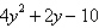 <strong>Perform the indicated operation below and simplify if possible by combining like terms. Write the result in standard form. </strong> A) B) C) D) E)