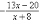 <strong>Simplify the following rational expression. </strong> A) B) C) D) E)