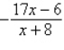 <strong>Simplify the following rational expression. </strong> A) B) C) D) E)