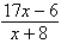 <strong>Simplify the following rational expression. </strong> A) B) C) D) E)