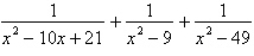 <strong>Simplify the following rational expression. </strong> A) B) C) D) E)