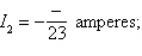 <strong>Applying Kirchhoff's Laws to the electrical network in the figure, the currents I<sub>1</sub>, I<sub>2</sub>, and I<sub>3</sub> are the solution of the system Find the currents. </strong> A) B) C) D) E)