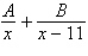 <strong>Write the form of the partial fraction decomposition of the rational expression. Do not solve for the constants. </strong> A) B) C) D) E)