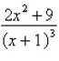 Write the form of the partial fraction decomposition of the rational expression. Do not solve for the constants.