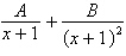 <strong>Write the form of the partial fraction decomposition of the rational expression. Do not solve for the constants. </strong> A) B) C) D) E)